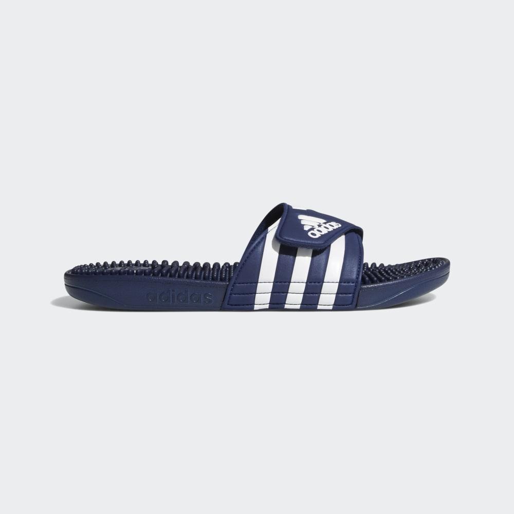 Papuci Adidas Adissage Dama Romania - Albastri Inchis/Albi F35579